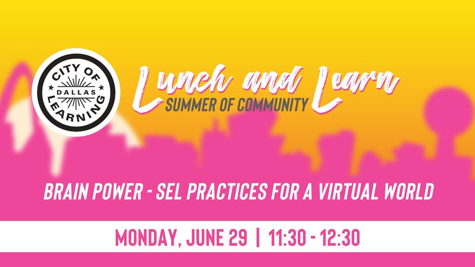 Lunch and Learn - SEL in a Virtual World